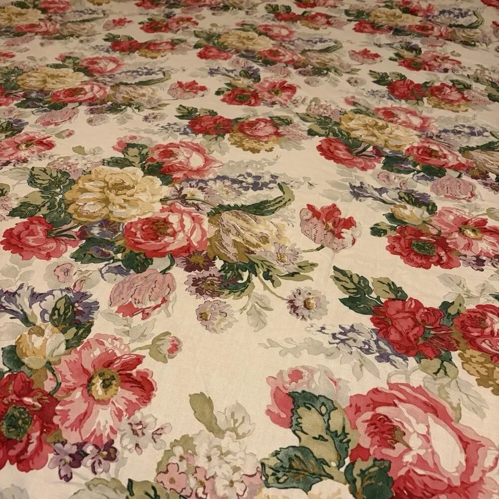 Rare Vintage Ralph Lauren Surrey Garden Full/Queen Comforter White Label